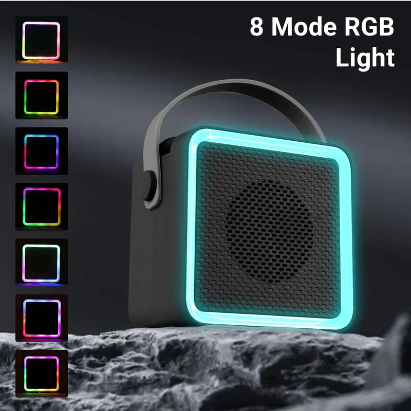 Zebronics Bluetooth Speaker RGB 8w County 8 Black view 3